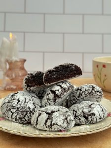 Galletas Craqueladas de chocolate y naranja