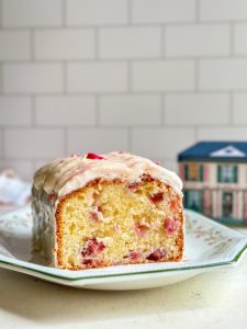 Queque Cheesecake de Frutilla